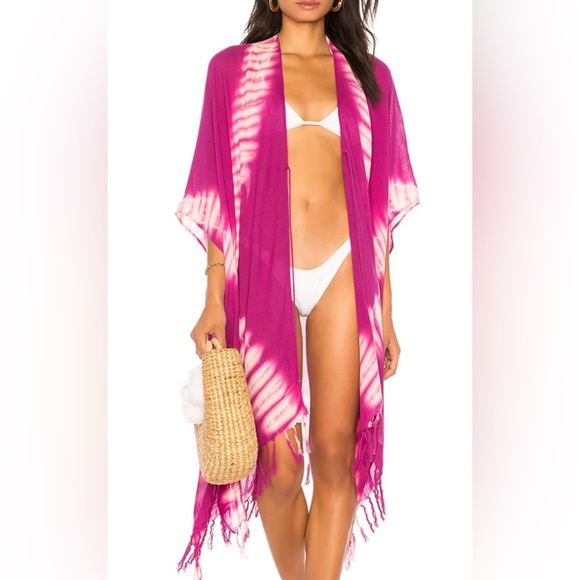 Michael Stars Tie Dye Coverup | One Size - Picture 2 of 6